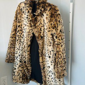Woman Leopard print winter jacket Size S
